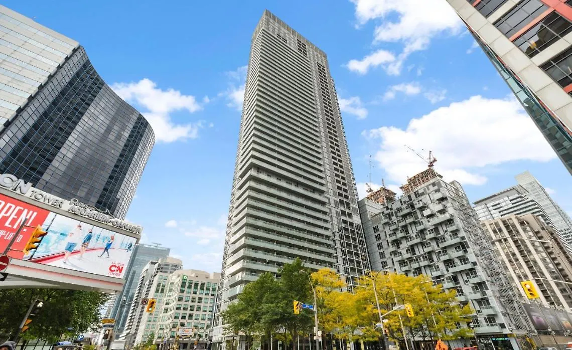 Comfort Front Suites Cn Tower View & Free Parking Toronto Apartment