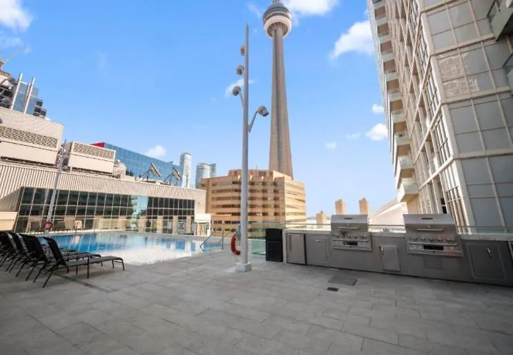 Apartment Comfort Front Suites Cn Tower View & Free Parking Toronto Canada